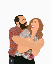 Load image into Gallery viewer, custom digital portrait illustration