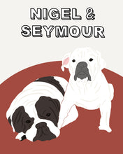 Load image into Gallery viewer, minimalist detail custom portrait illustration