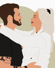 Load image into Gallery viewer, minimalist detail custom portrait illustration
