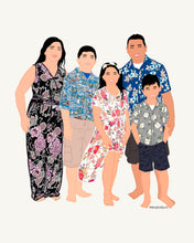 Load image into Gallery viewer, custom digital portrait illustration