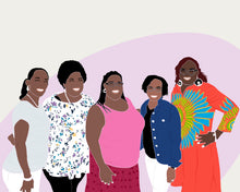 Load image into Gallery viewer, minimalist detail custom portrait illustration