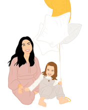 Load image into Gallery viewer, custom digital portrait illustration