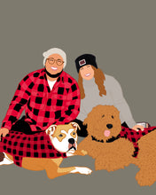 Load image into Gallery viewer, custom digital portrait illustration