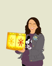 Load image into Gallery viewer, custom digital portrait illustration
