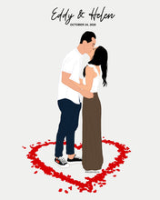 Load image into Gallery viewer, custom digital portrait illustration