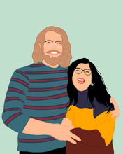 Load image into Gallery viewer, custom digital portrait illustration